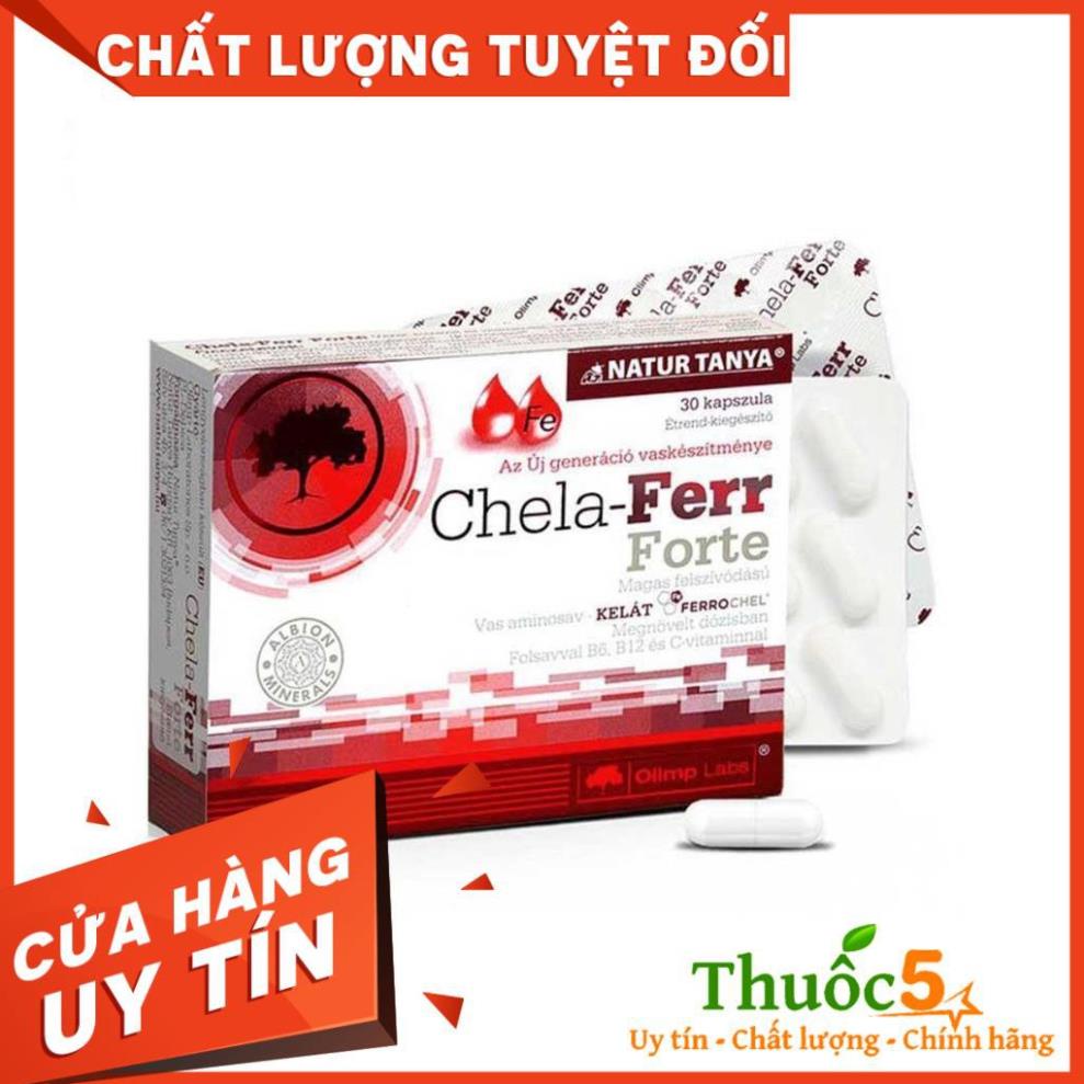 [GIÁ GỐC] Chela Ferr Forte bổ sung sắt hữu cơ cho mẹ bầu - hộp 30 viên