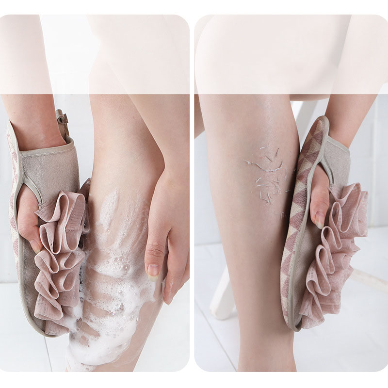 Găng tay đi tắm Hai Mặt Tẩy Bụi Bẩn Và Bùn Dễ Tẩy Rửa