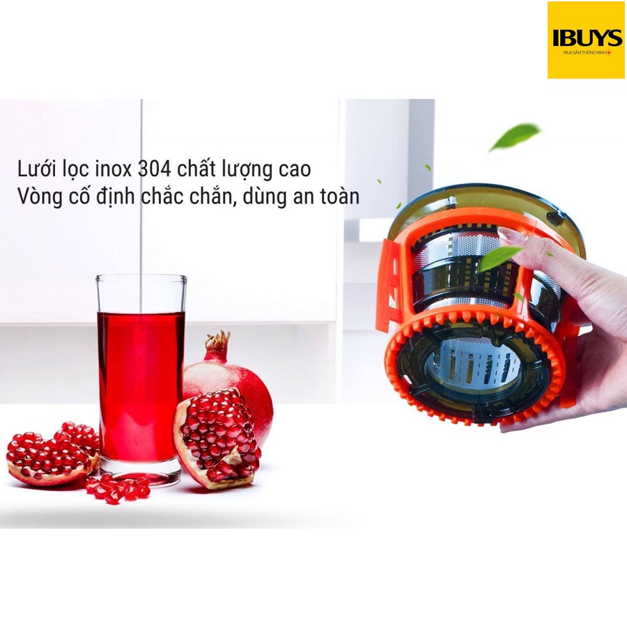 Máy ép chậm Mutosi MJ-86R - BH chính hãng 12 tháng