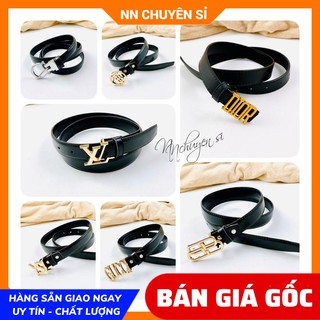 DÂY NỊT DA LOGO SANG CHẢNH ⚡100% ẢNH THẬT⚡ THẮT LƯNG NỮ