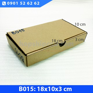 50 hộp carton, hộp ship cod B015 - 18x10x3cm
