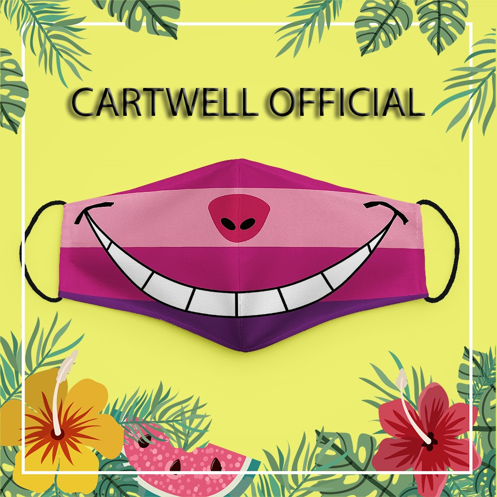 Khẩu trang cute trẻ em hoạt hình dễ thương thú cưng vui nhộn Hình Vẽ DRAWN CARTWELL kháng khuẩn chất liệu vải mềm dễ thở