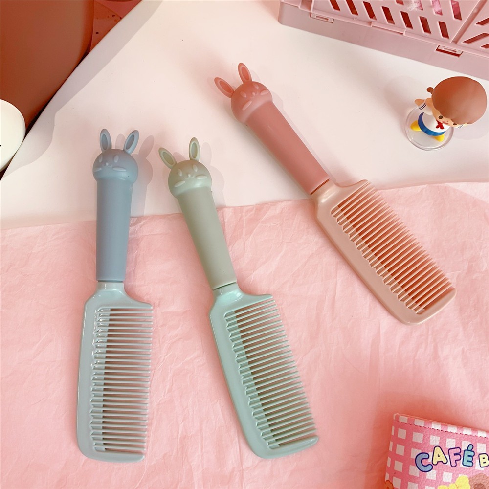 Lược Chải Tóc Bằng Nhựa Chống Tĩnh Điện Thiết Kế Kiểu Dáng Hoạt Hình Dễ Thương