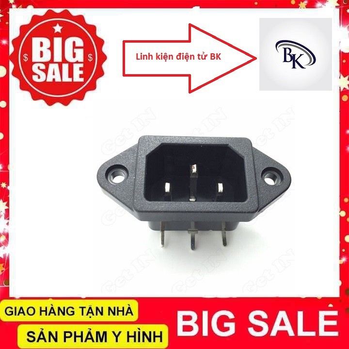 combo 5 Ổ Cắm Nguồn 3 Chân 10A 250VAC