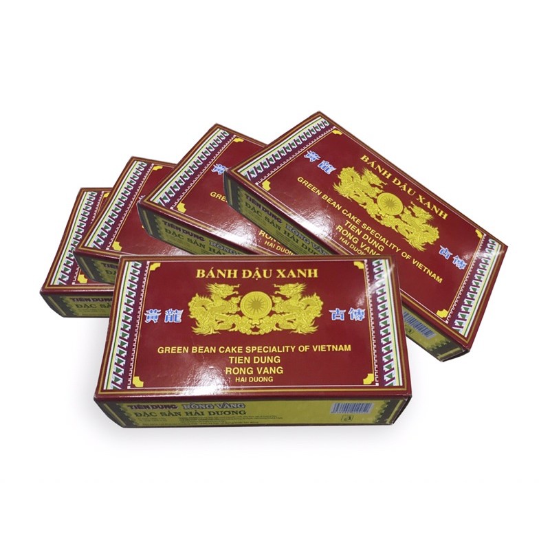 Hộp Bánh Đậu Xanh Rồng Vàng Tiên Dung 220gr