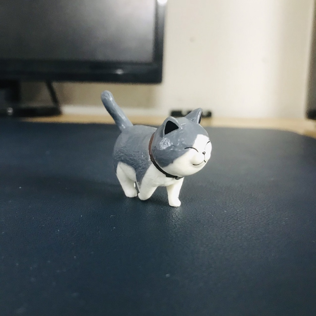 Mèo mô hình trang trí taplo xe hơi, tiểu cảnh, bàn học, bàn làm việc siêu cute Big Cat Shop