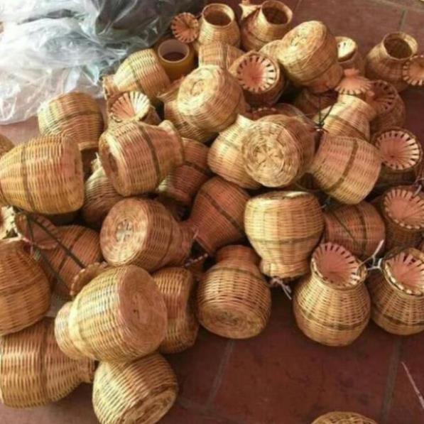 [ Hạ giá ] Giỏ cá giỏ cua cắm hoa trang trí decor