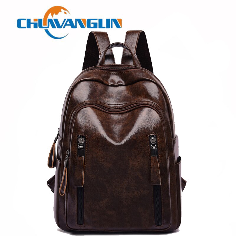 Ba Lô Chuwanglin Làm Bằng Da Thiết Kế Thời Trang Đa Năng