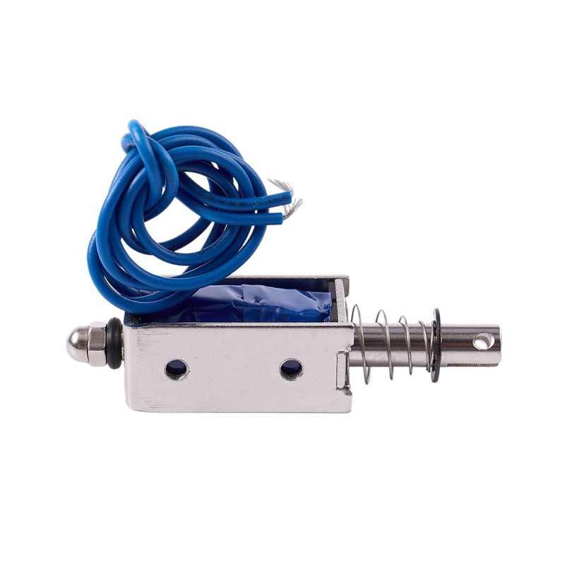 Van điện từ loại đẩy / kéo 10 mm DC 12 V 2.1 kg force