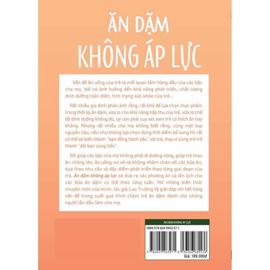 Sách -Ăn Dặm Không Áp Lực