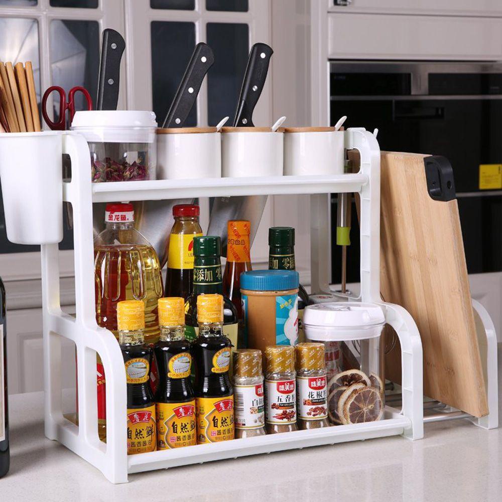 Giá Đựng Lọ Gia Vị Đa Năng Tiết Kiệm Không Gian Tháo Được