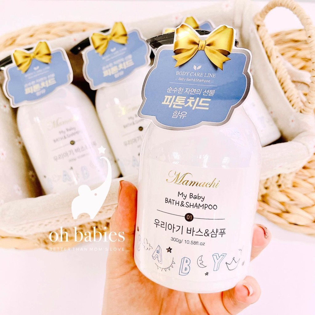 Gel tắm gội 2in1 cho bé ss cao cấp Mamachi - Hàn Quốc [OH BABIES]