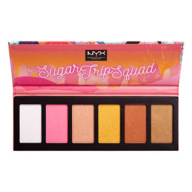 Phấn Mắt + Highlight Nyx Sugar Trip Squad Highlighting Palette (5g)