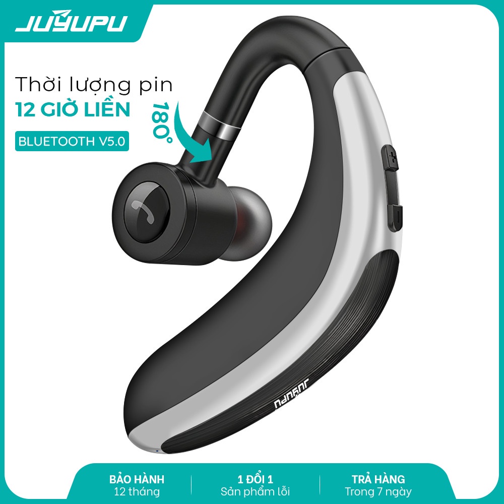 Tai nghe bluetooth xoay 360 độ cho ip Samsung OPPO VIVO HUAWEI XIAOMI tai nghe ko dây