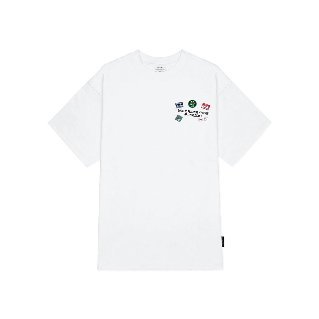 Áo thun LEVENTS Travel/ Cream White