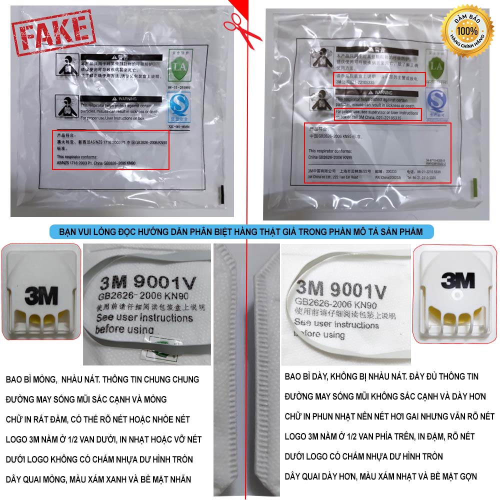 [CHÍNH HÃNG] Lẻ 1 cái khẩu trang chống bụi 3M 9001V | BigBuy360 - bigbuy360.vn