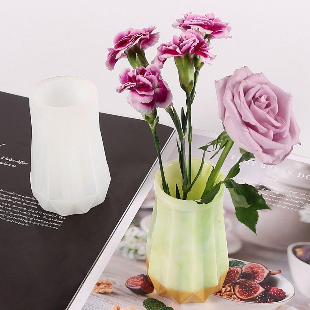 YIYU Khuôn Làm Giá Đỡ Bình Hoa / Lọ Hoa Bằng Nhựa Resin Độc Đáo Trang
