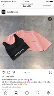 ��Set Áo Croptop Cực Hot