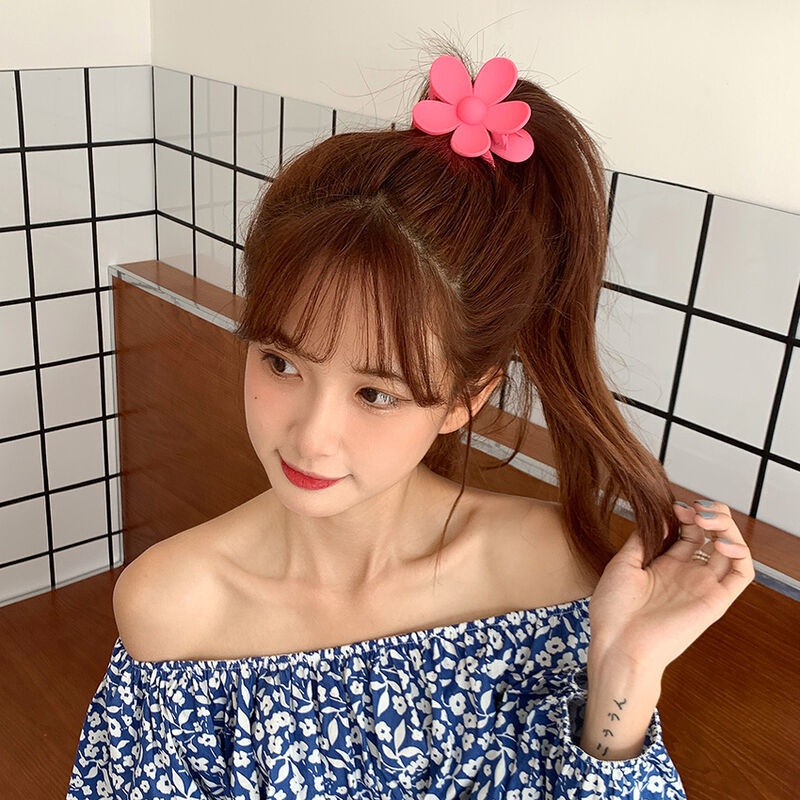 Kẹp Tóc Càng Cua Hình Hoa Mai Siêu To Nhiều Màu Xinh Xắn Cho Nữ Đi Du Lịch Biển Mùa Hè Chụp Hình Sống Ảo