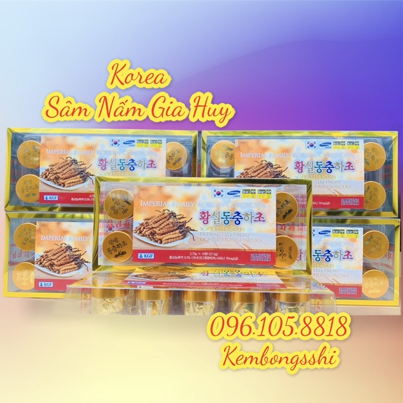 [HÀNG MỚI VỀ] Viên Hoàn Đông Trùng Hạ Thảo Hàn Quốc IMPERIAL FAMILY KOREAN CORDYCEPS