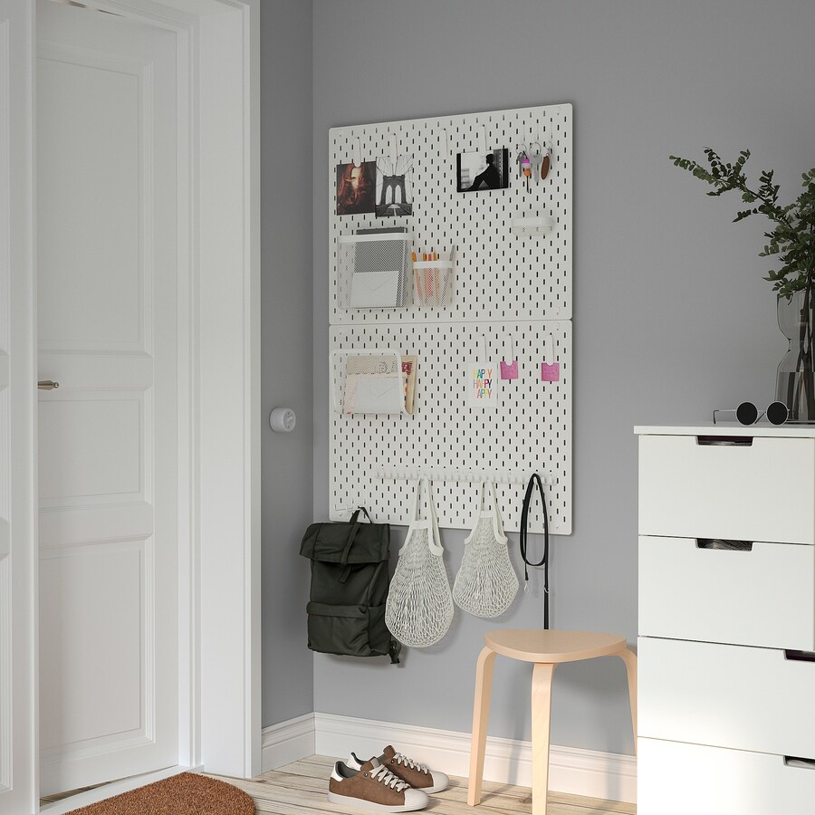 Bộ 3 giỏ lưới đựng đồ bảng cài Skadis IKEA