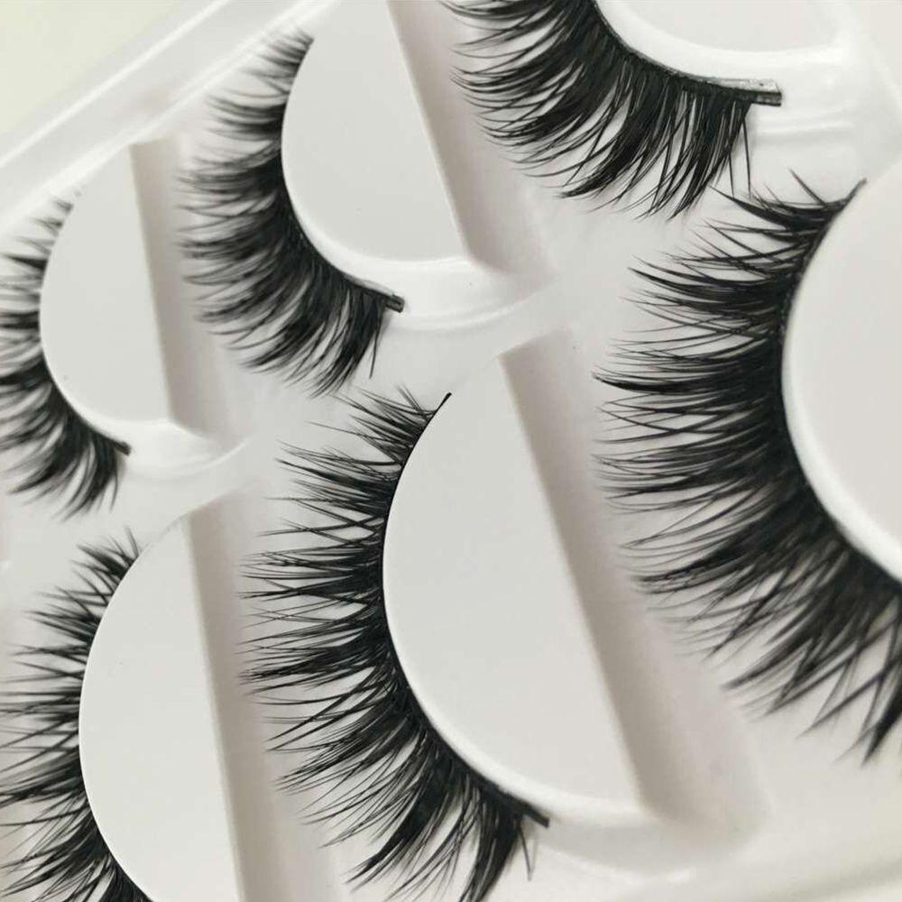 Set 5 Cặp Lông Mi Giả 3D Handmade Dày Dặn Sang Trọng Tự Nhiên