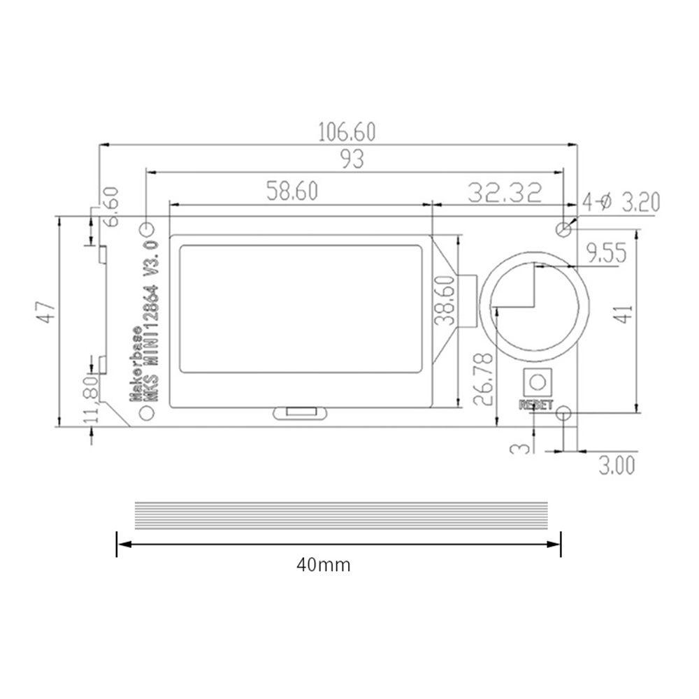MYRONGVN Màn Hình LCD Thông Minh Thay Thế Cho Máy In 3D