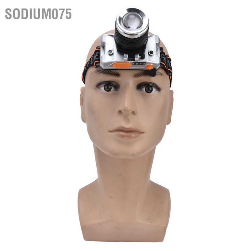 Đèn Đội Đầu 3 Chế Độ, Cảm Ứng Bật Tắt, Đèn Led Siêu Sáng Tích Điện 6-8h,Đầu Sạc USB