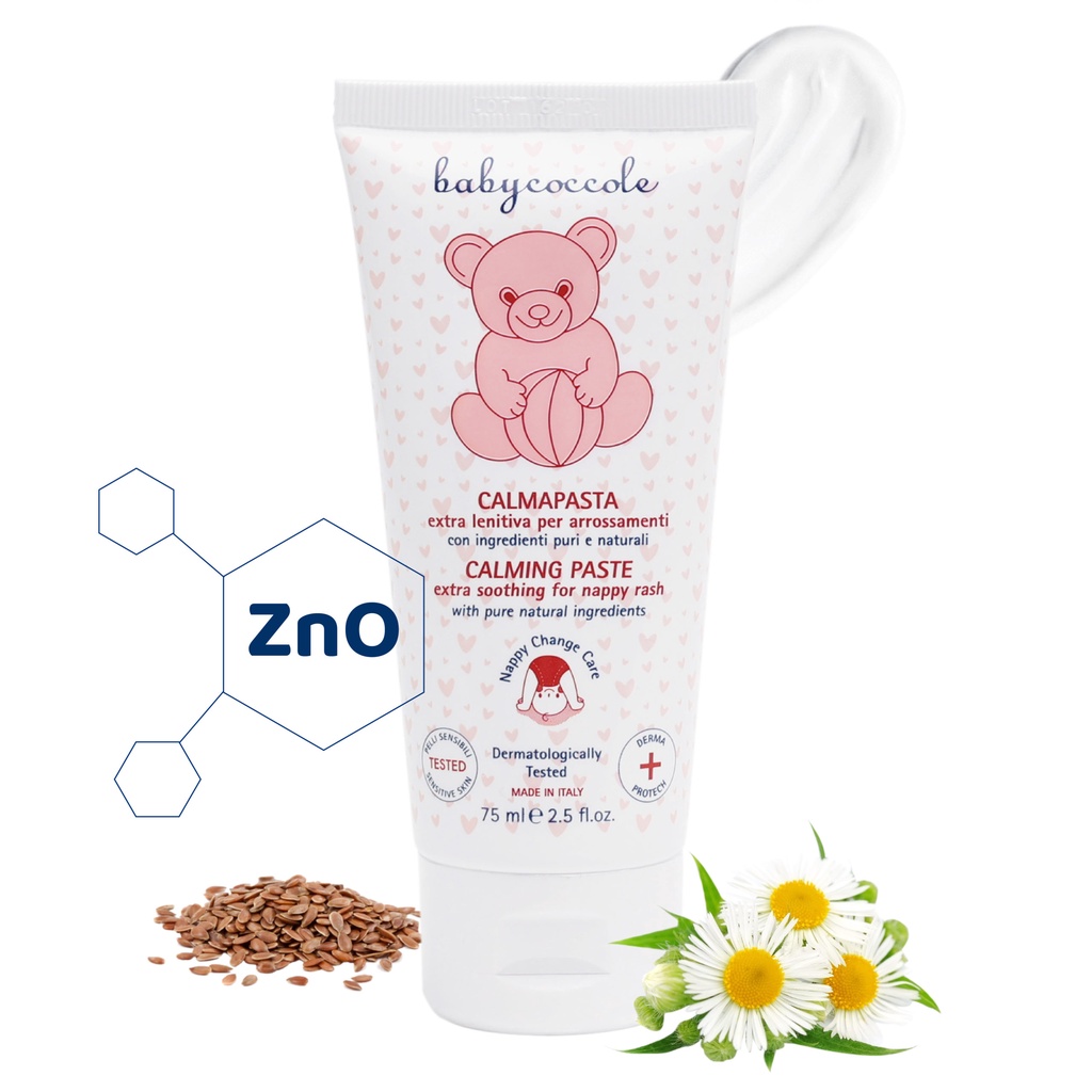 Kem chống hăm chiết xuất hoa cúc và ZnO Babycoccole / phấn rôm nước tinh bột bắp Baby coccole cho trẻ sơ sinh 0M+