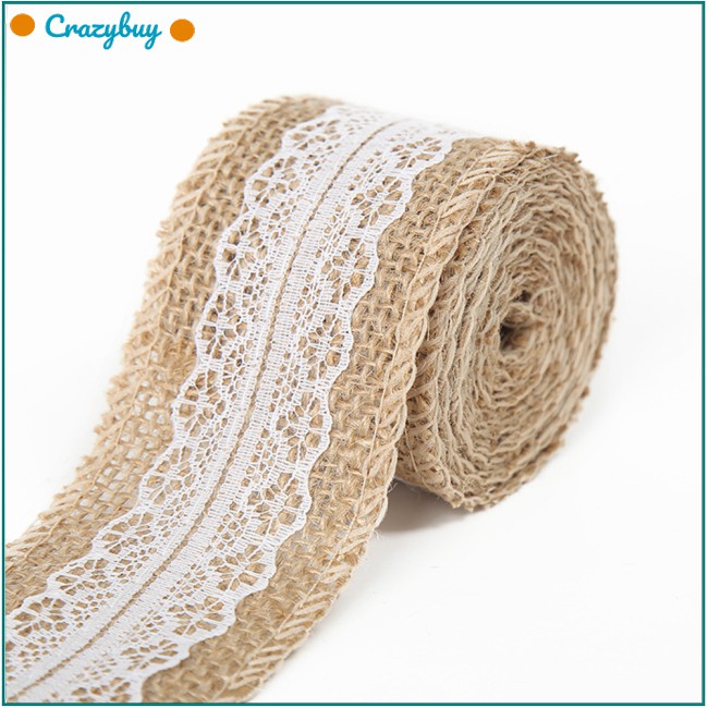 Cuộn vải sợi đay trang trí , làm đồ thủ công