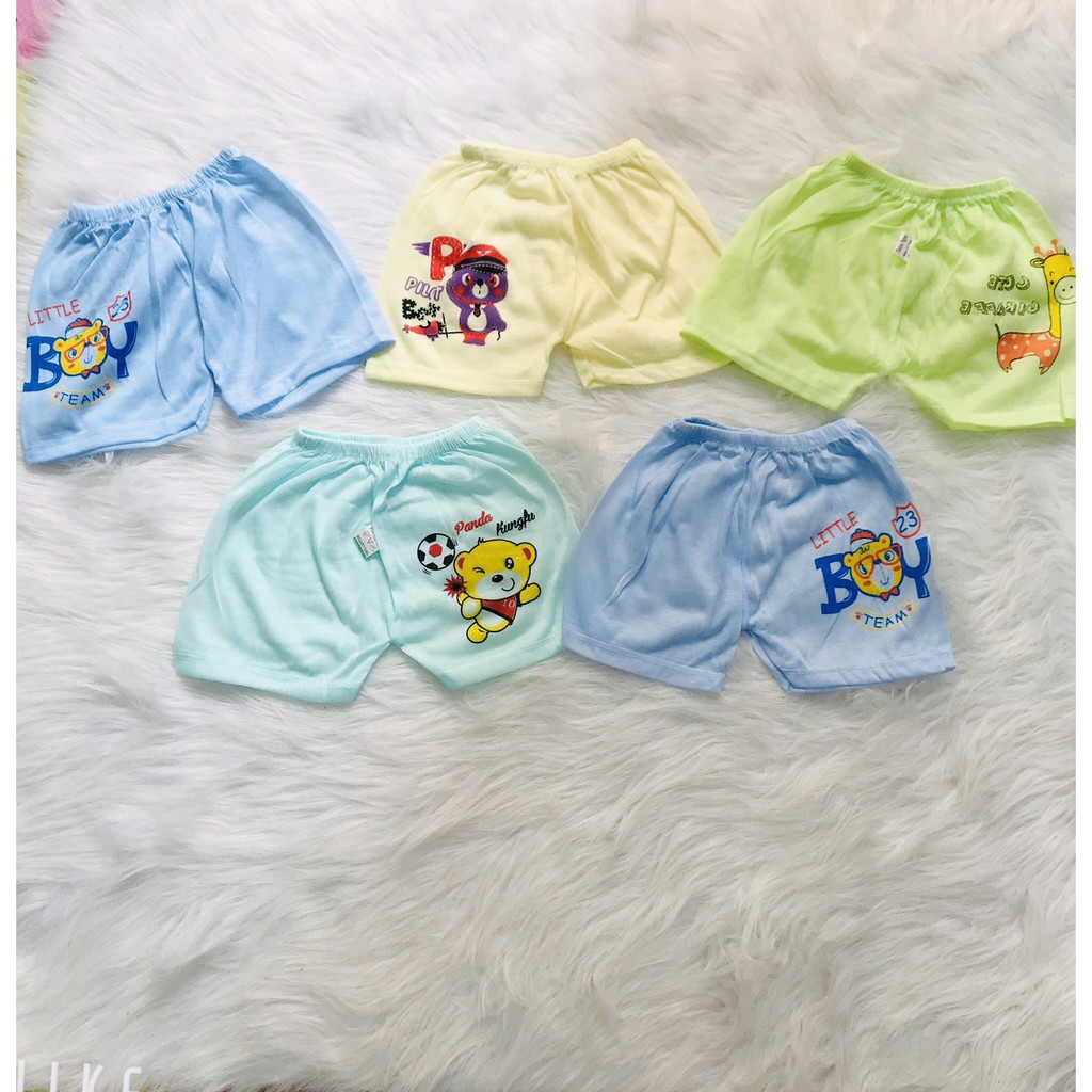 [ Cotton 100%] Quần Đùi Chục Cho Bé Trai/Bé Gái