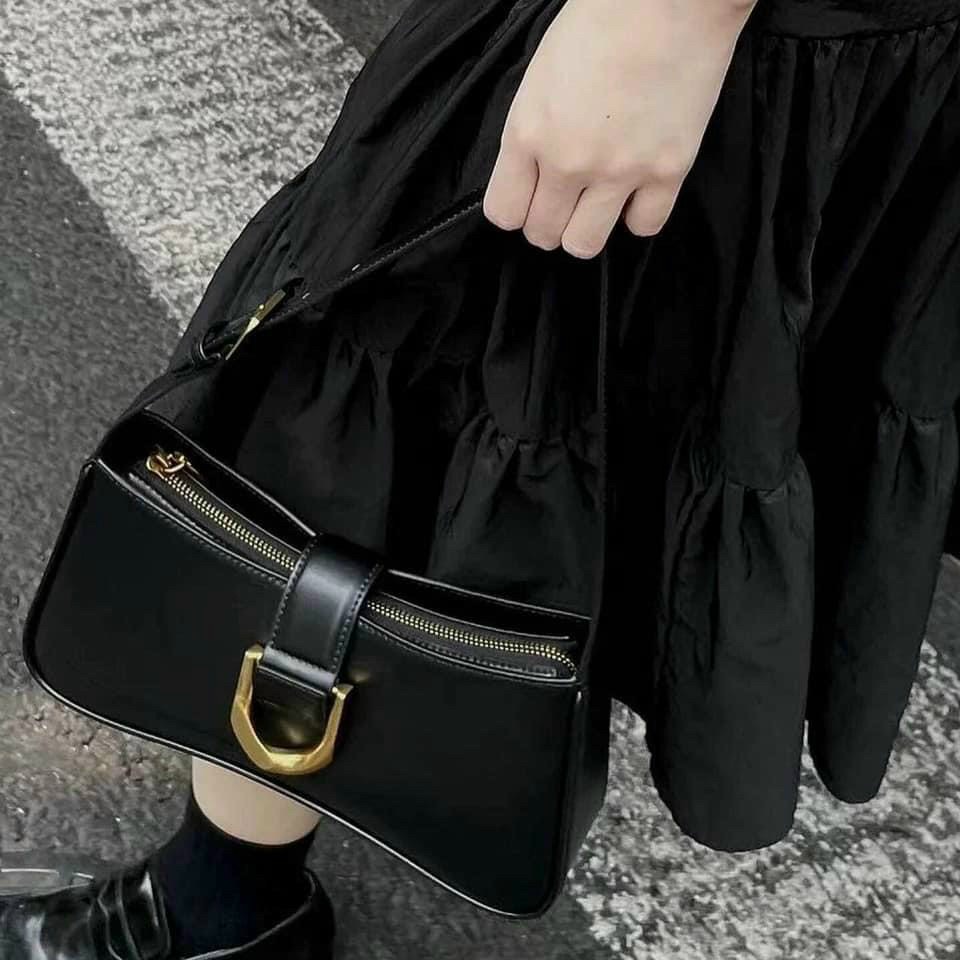 Túi kẹp nách + đeo chéo size 28,5 form dáng hình thang mới lạ CK2-20270913 đủ màu