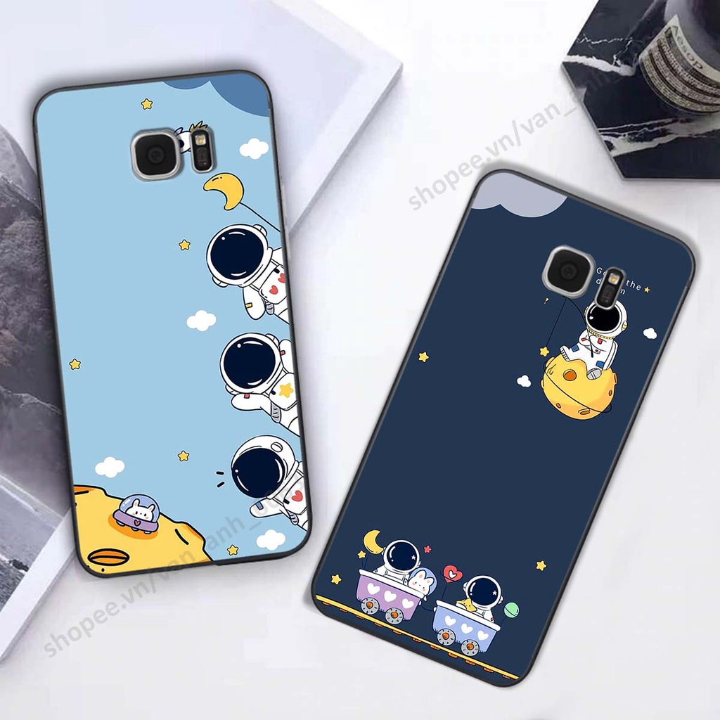 Ốp Samsung S6 / S6 EDGE / S7 / S7 EDGE hình bầu trời, phi hành gia đẹp, ốp lưng điện thoại samsung galaxy viền dẻo cao c