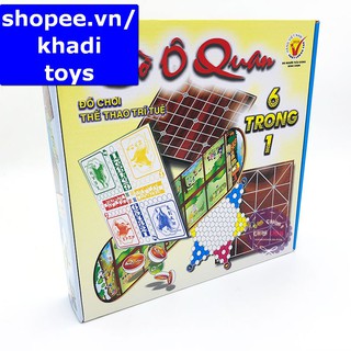 Cờ ô ăn quan 6 trong 1: cờ caro, cờ gánh, cờ cá ngựa, cờ caro, cờ vây