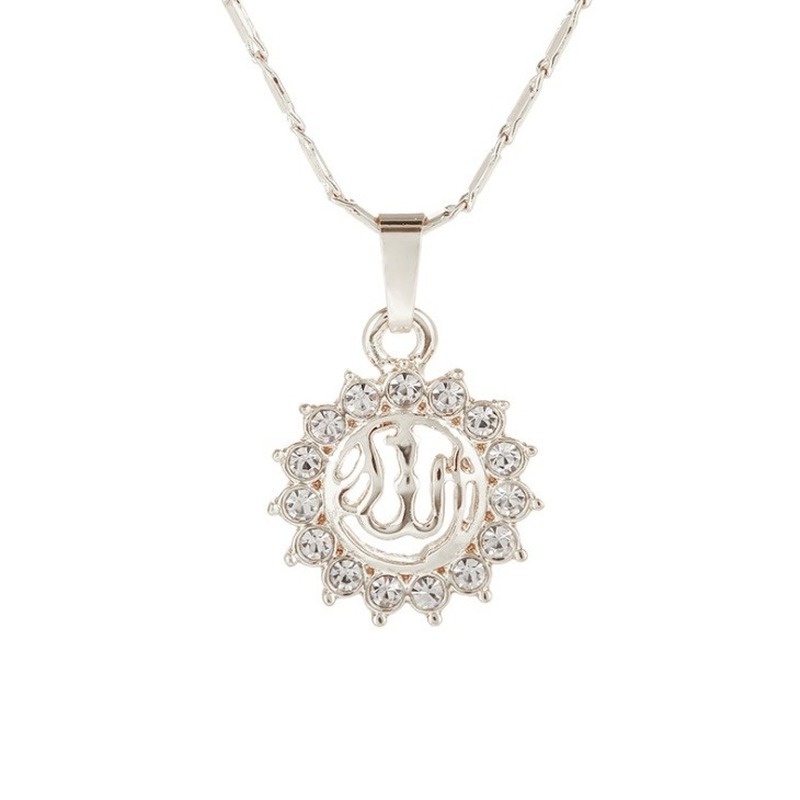 Vòng cổ Mặt Hình Mặt Trời Và Mặt Trời Thời Trang 2022 Phong Cách Hồi Giáo