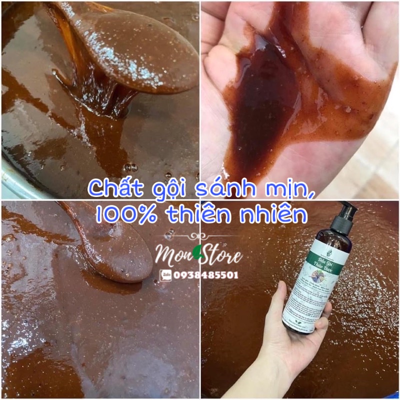 DẦU GỘI THẢO DƯỢC VV Natural Cosmetic giúp tóc chắc khoẻ, sạch gàu, hỗ trợ mọc tóc nhanh hơn và nhiều hơn