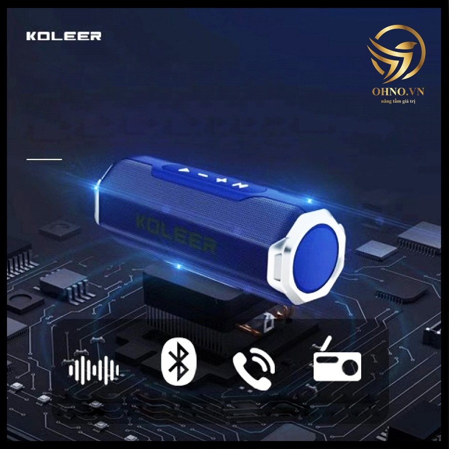 Loa Bluetooth Koleer S218 Loa Điện Thoại Cầm Tay Bluetooth Loa Blutooth Nghe Nhạc Mini Xách Tay – OHNO Việt Nam