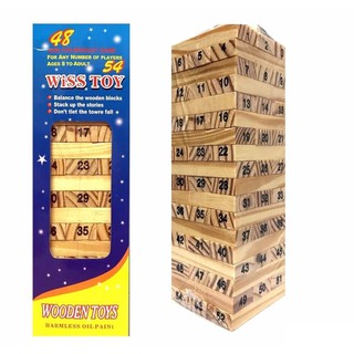 Bộ Đồ Chơi Rút Gỗ cho bé (54 Thanh)