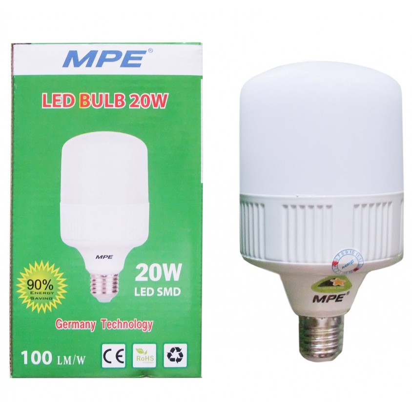 Bóng đèn Led MPE 20W siêu sáng siêu bền, siêu tiết kiệm điện