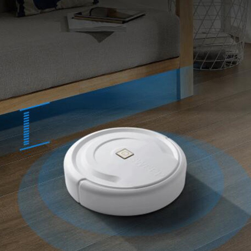 Household Sweeping Robot Efficient Vacuum Cleaner for Corners White A