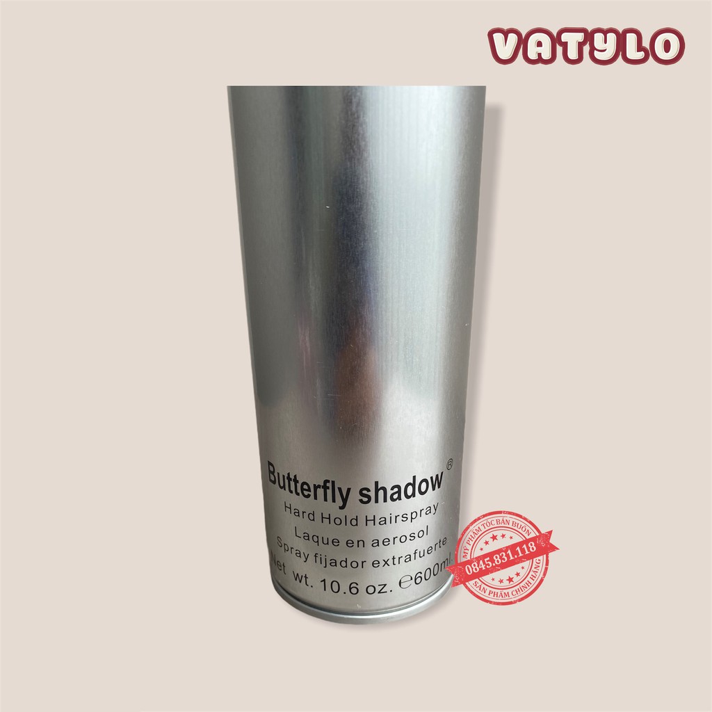 [Chính hãng] Gôm xịt tóc Butterfly Shadow - 600ml MN12