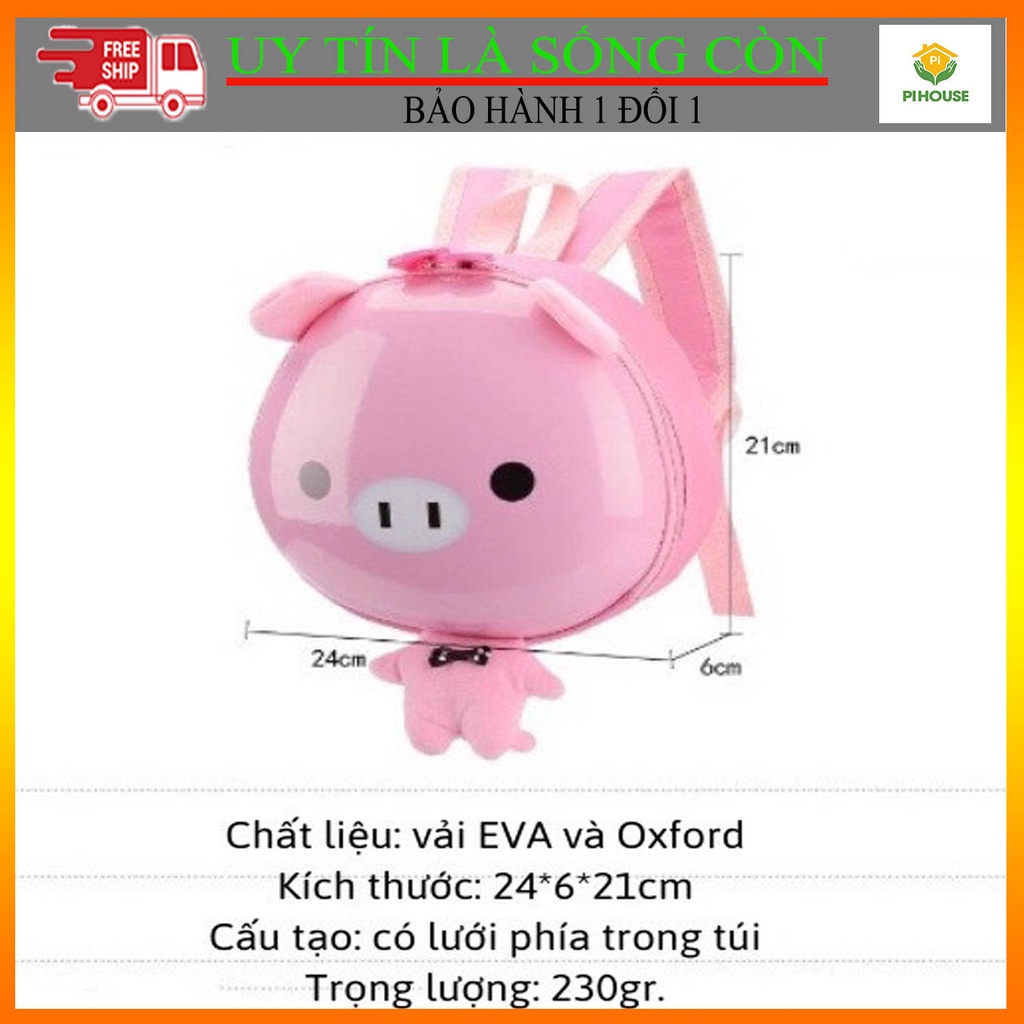 [ĐẸP-CHẤT] Balo cho bé mẫu giáo, cặp trẻ em bé trai bé gái hình động vật dễ thương bền bỉ chống va đập