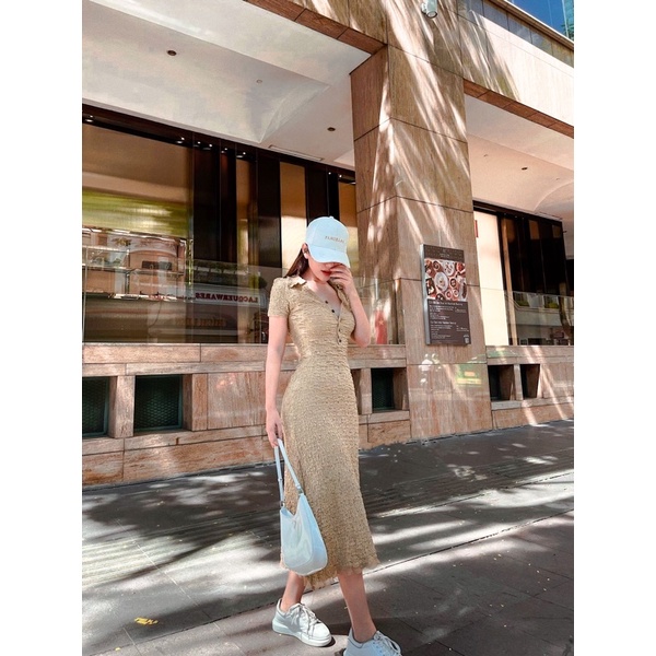 🌈ĐẦM BODY ÔM CỔ SƠMI POLO VÁY XOÈ THÂN NHÚN ĐI CHƠI ĐI BIỂN ĐI DẠO PEONYB gimishop🌈 | BigBuy360 - bigbuy360.vn