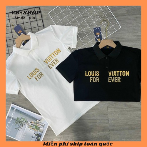 Áo thun nam ngắn tay cổ polo in chữ 3D vải cotton co giãn mịn, siêu mát form regular chuẩn VB-SHOP