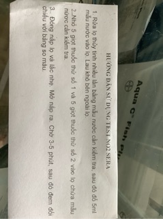 Bộ test khí độc NO2 trong nước