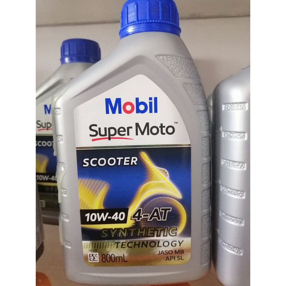 Nhớt Xe Tay Ga Mobil Scooter 10W40 0.8L