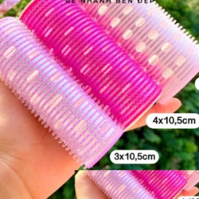 Lô Cuốn Tóc Hàn Quốc lõi Nhôm 12cm siêu to dài tự dính uốn mái dài cỡ lớn hottrend (SỈ SLL) - #locuontoc