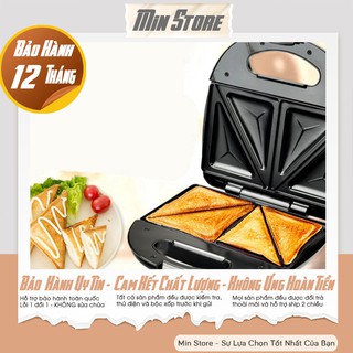 máy nướng bánh mì sandwich Nikai cao cấp, máy nướng bánh đa năng chống dính