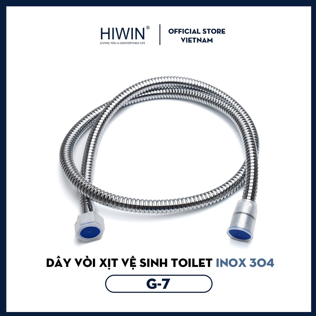 Dây cấp nước đa năng Hiwin G6 inox 304 cao cấp 1m2 chống xoắn