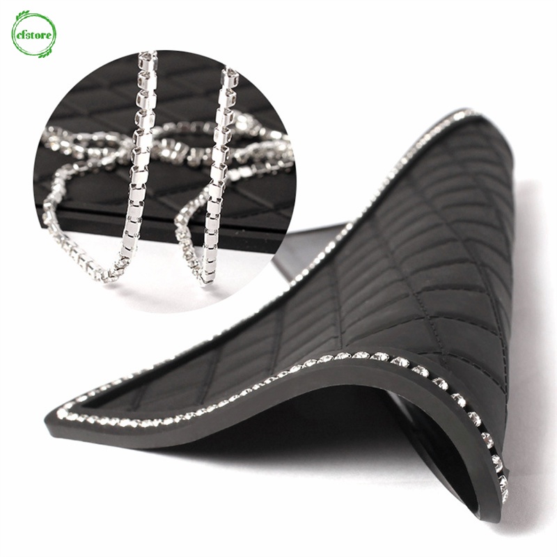 Thảm Đính Kim Cương Giả Lấp Lánh Chống Trượt Dùng Trang Trí Bảng Điều Khiển Xe Hơi